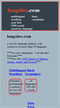 Mobile Screenshot of langsites.com